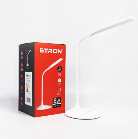 Лампа настільна LED Desk Lamp delta 6W 4200K White