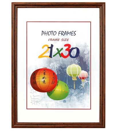 Фоторамка 21×30 темно-коричнева