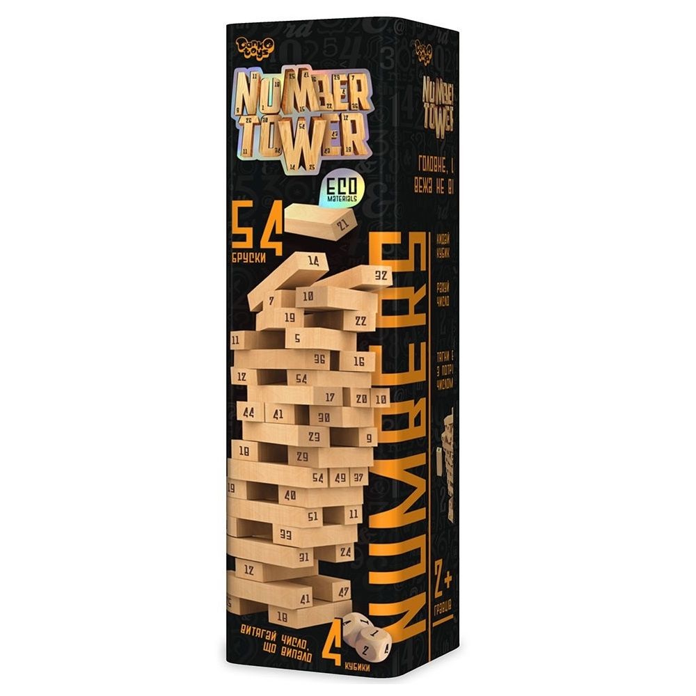 Гра Number Tower українською NT-01 U DankoToys
