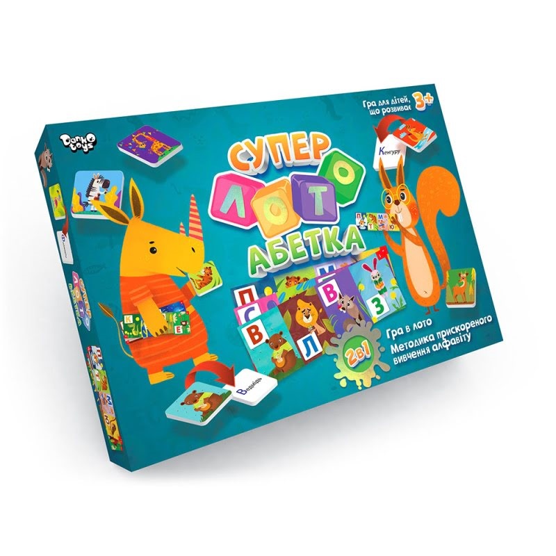 Гра Суперлото Абетка українською DankoToys СЛА-01 U