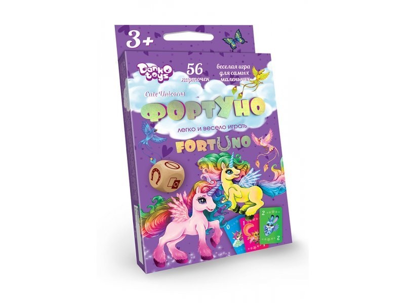 Гра ФортУно Cute Unicorns розвиваюча DankoToys
