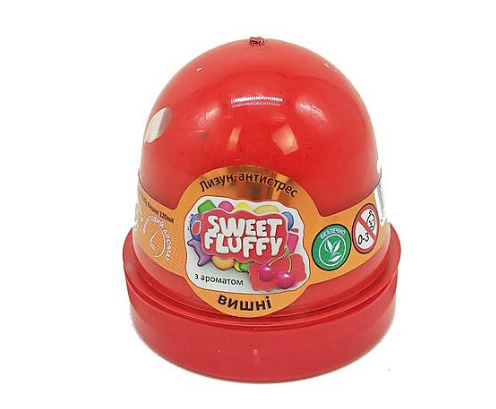 Лизун-антистрес Mr. Boo Sweet fluffy Вишня 120 мл 80076
