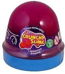 Лизун-антистрес Mr. Boo Crunchy slime Вишня 120 гр 80084