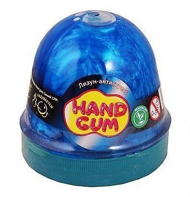 Лизун-антистрес Mr. Boo Hand gum синій 120 гр 80098