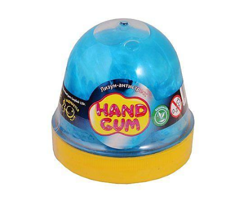 Лизун-антистрес «Mr.Boo» Hand gum блакитний 120гр