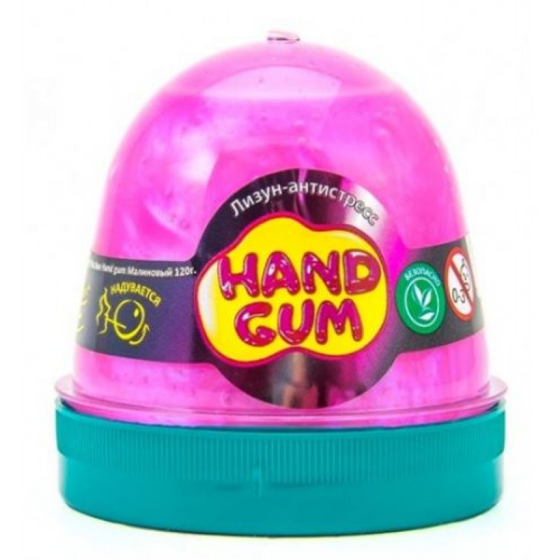 Лизун-антистрес Mr. Boo Hand gum малиновий 120 гр 80104