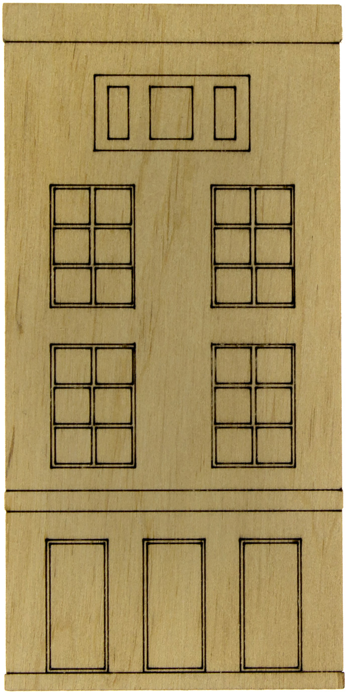 Будинок 11,5×5,5 см фанера