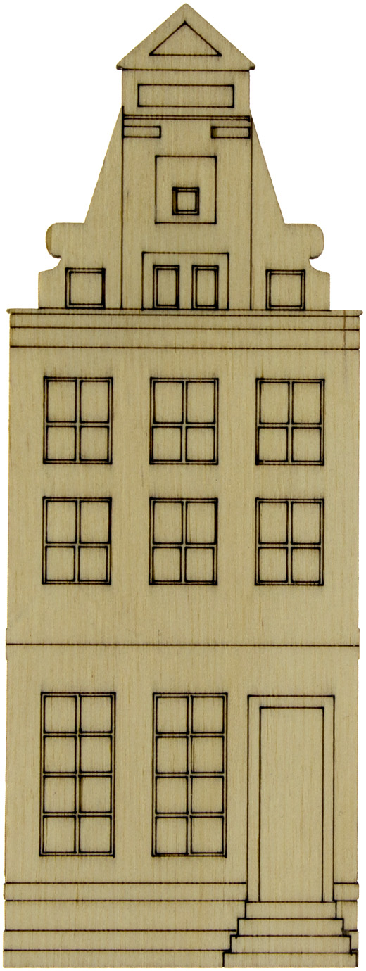 Будинок 15×5,5 см фанера