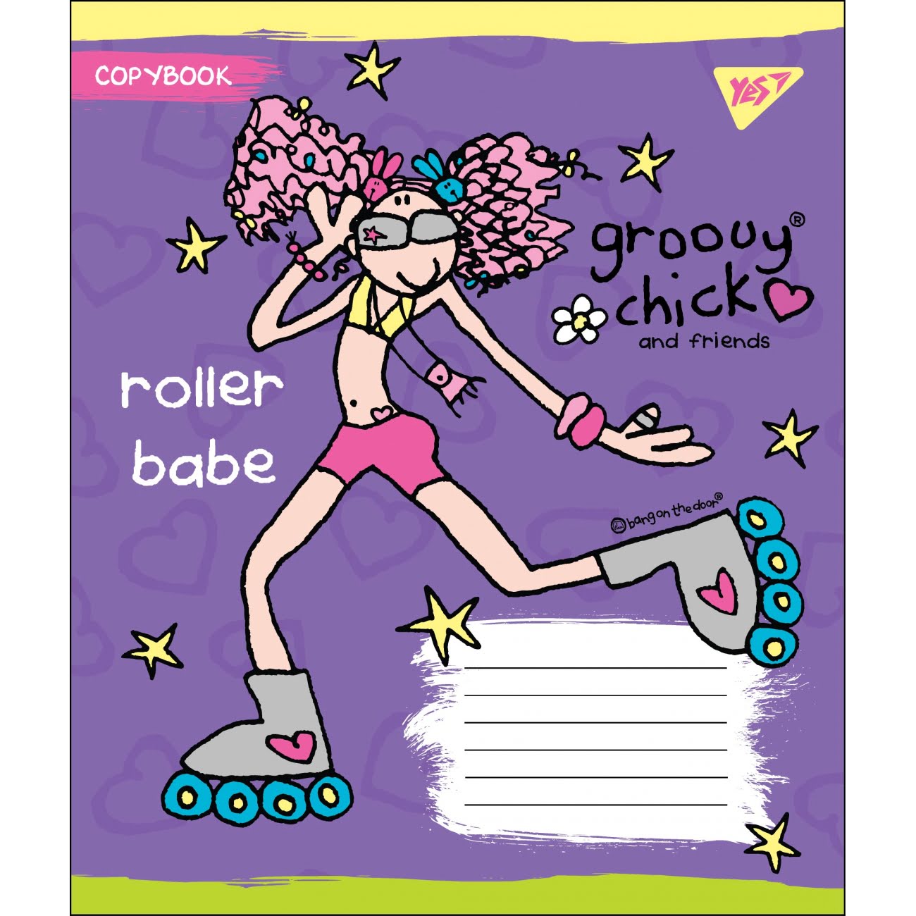 Зошит 12 аркушів лінія Groovy Chick 764501