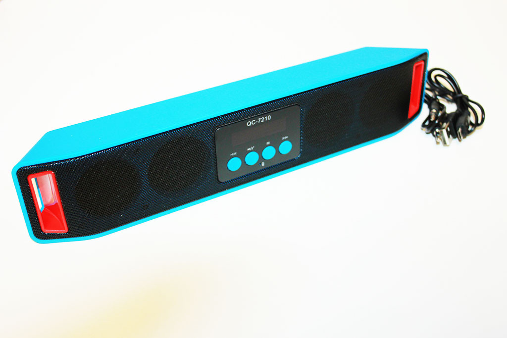АС mini speaker BT QC-7210 red