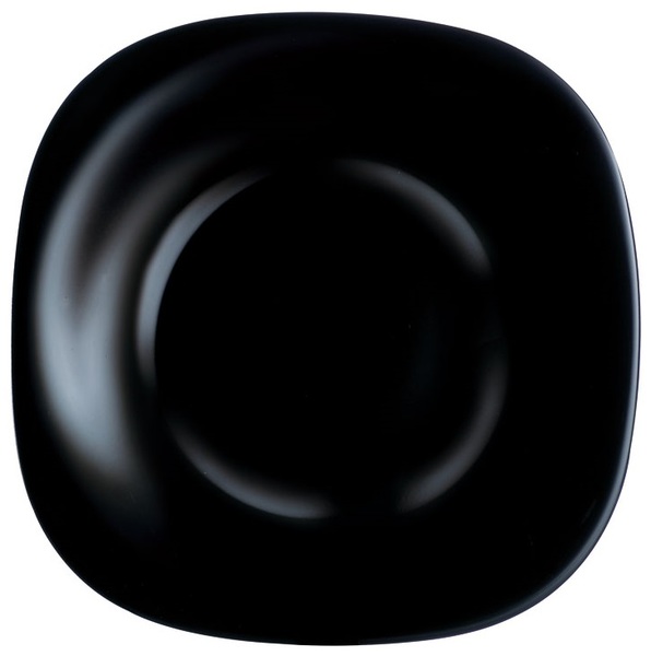 Тарілка супова скло Carine Black 21см