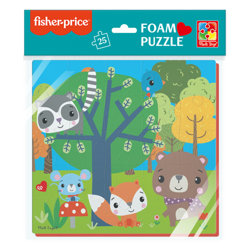 Пазли м'які Fisher Price. Лісові жителі