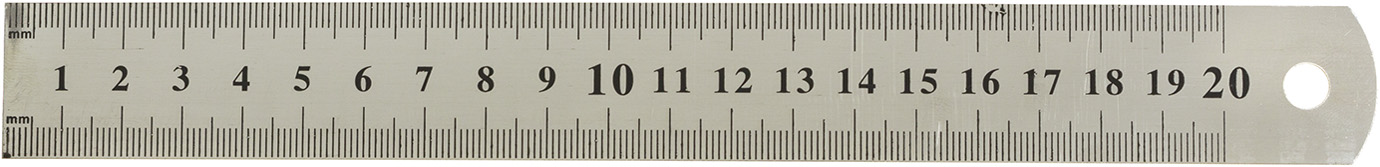 Лінійка металева 20 см (0,3 S)