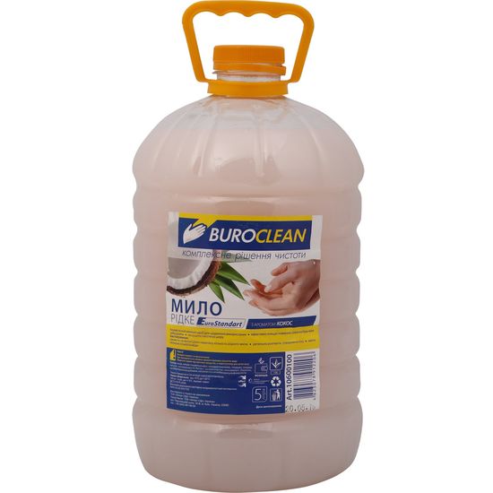 Мило рідке «BuroClean EuroStandart» Кокос 5л