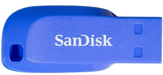 Флеш-пам'ять 16 GB Cruzer Blade USB2.0 blue electric