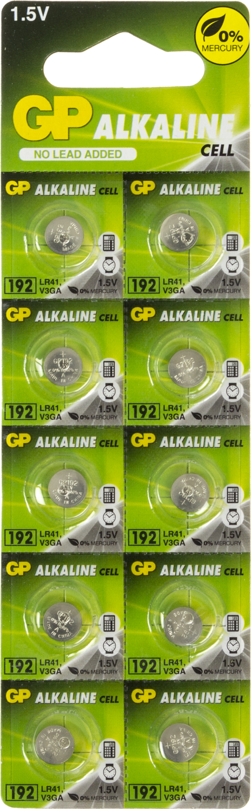 Батарейка 192/10bl LR41/G3l (J3)