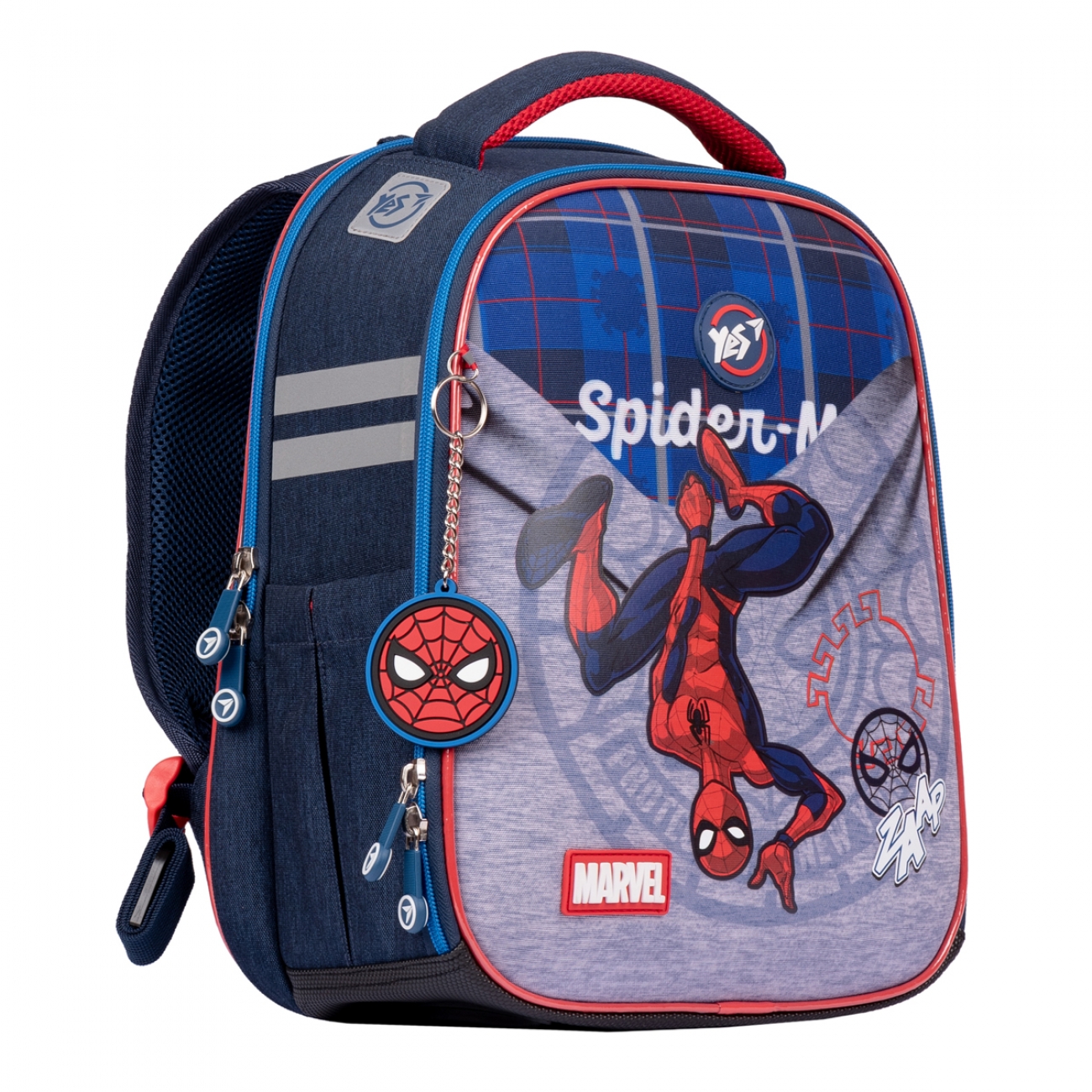 Ранець каркасний H-100 Marvel.Spiderman 2 відділення, 2 кишені