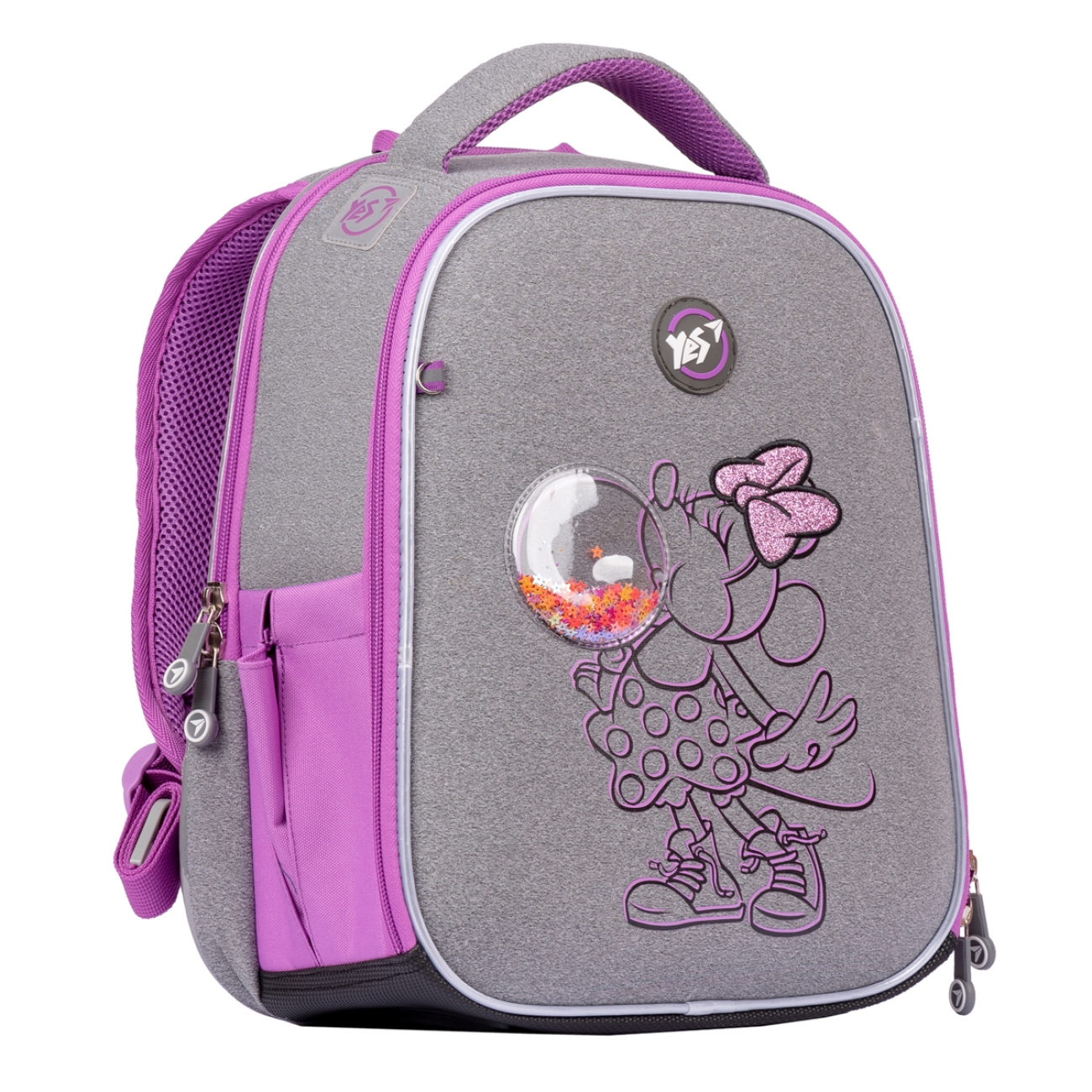 Рюкзак каркасний H-100 Minnie Mouse 2 відділення, 2 кишені