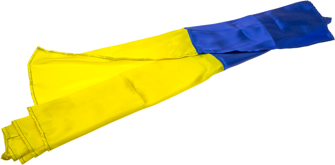 Прапор Україна 140×90 см атласний