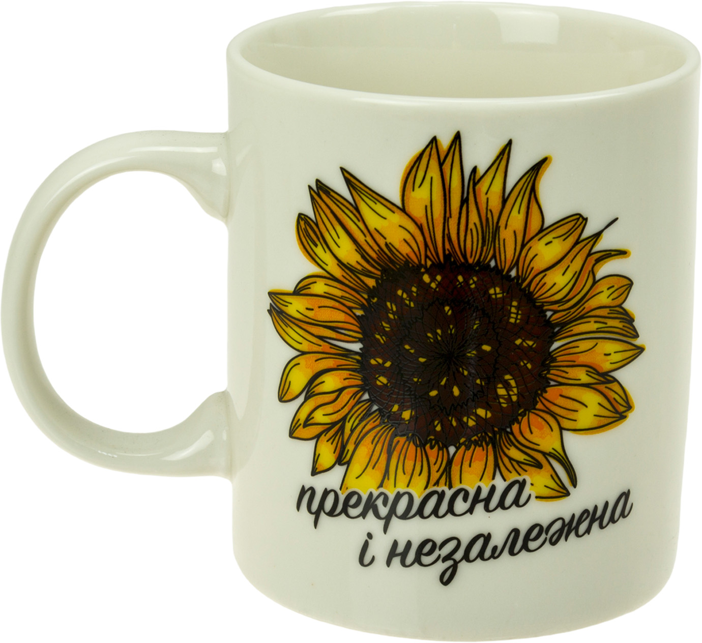Чашка керамічна 320 мл N Bone Соняшник