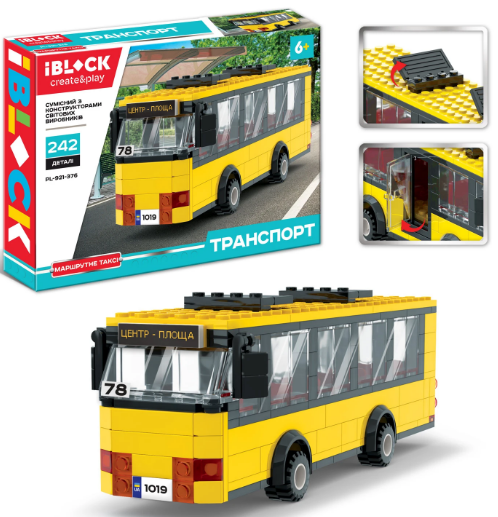 Конструктор Маршрутне таксі 242дет., в коробці, 37,5×25,5×6см КІ