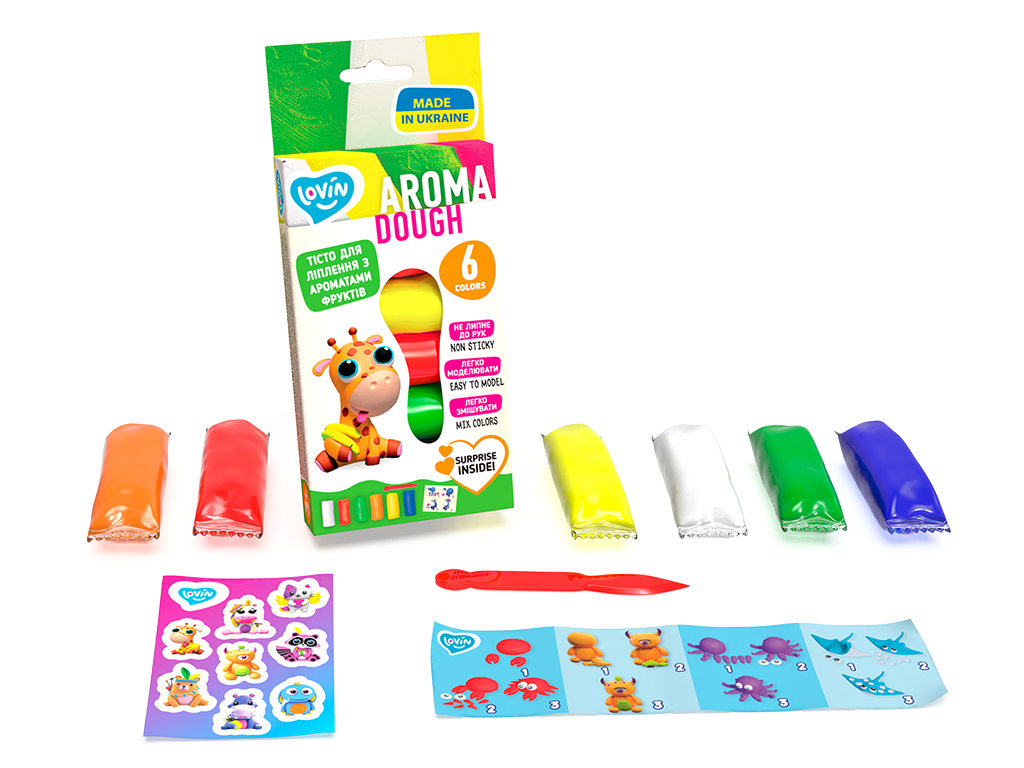 Набір для ліплення Aroma Assorted 6 кольорів