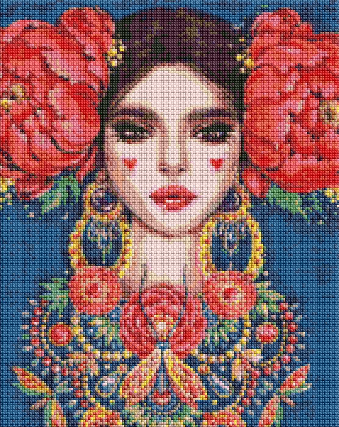 Набір з алмазною мозаїкою «Чарівна краса» 40×50см