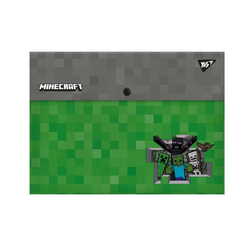 Папка-конверт А4 Minecraft на кнопці