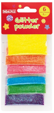 Блискітки «Maxi» 2г, 6 кольорів