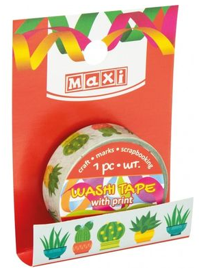 Стрічка декоративна «Maxi» з принтом 15ммх3м