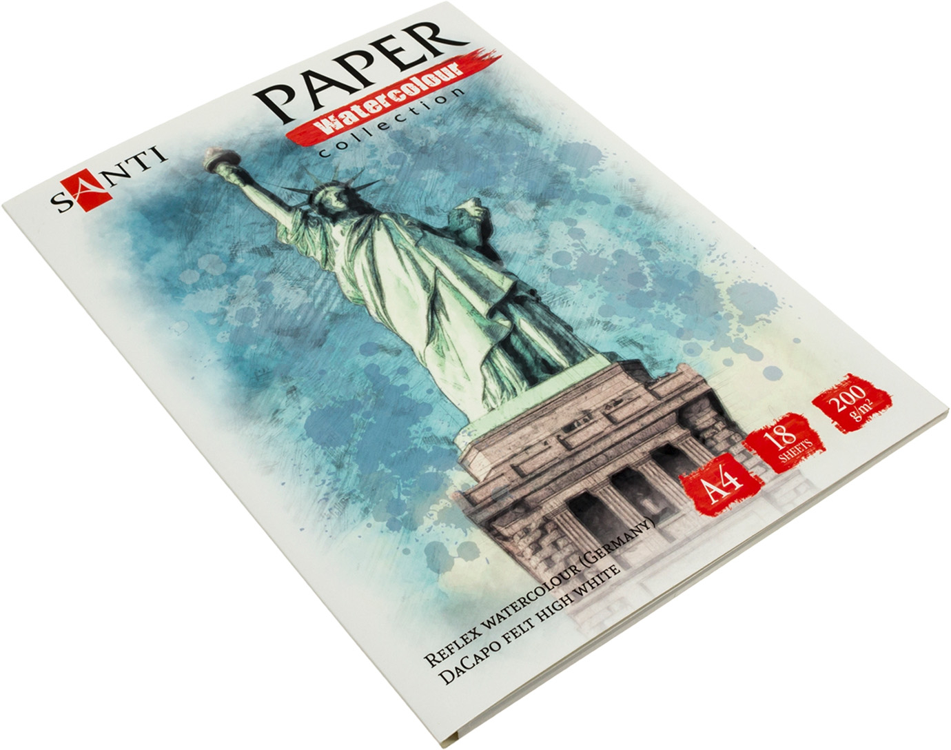 Папка для аквар. 18/200 А4 «Paper Watercolor Collection City»