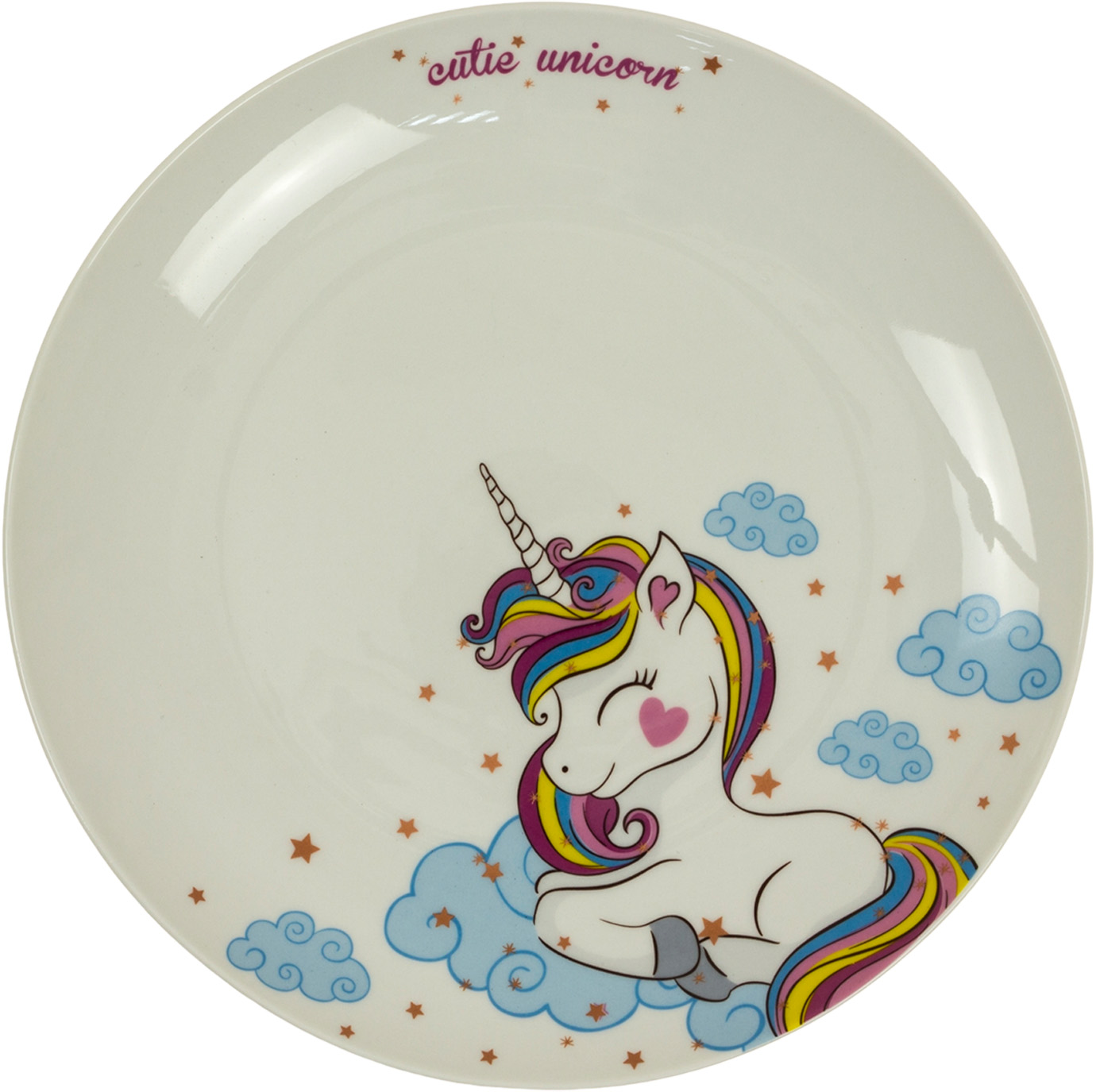 Тарілка десертна керамічна «Cutie Unicorn» 20,3см