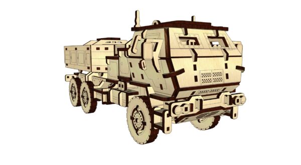 Іграшка дерев'яна Конструктор «HIMARS» 272ел