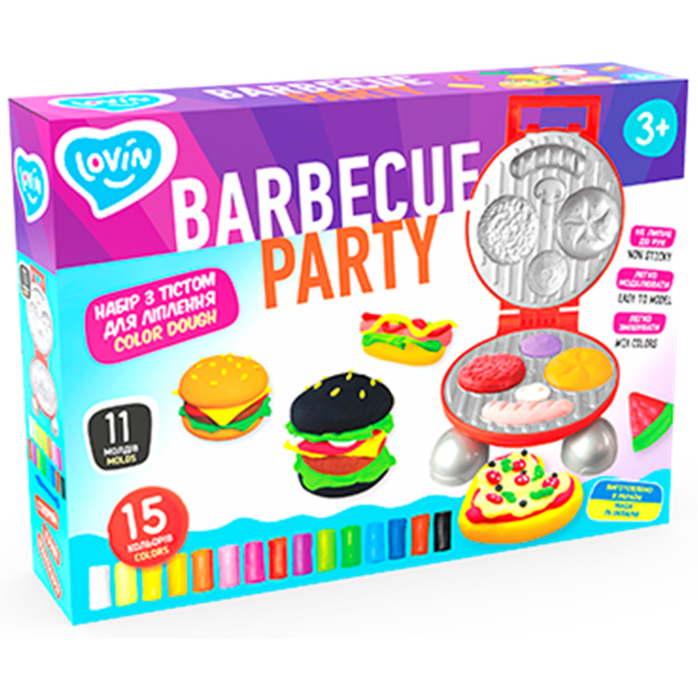 Набір для ліплення Barbecue Party 15 кольорів
