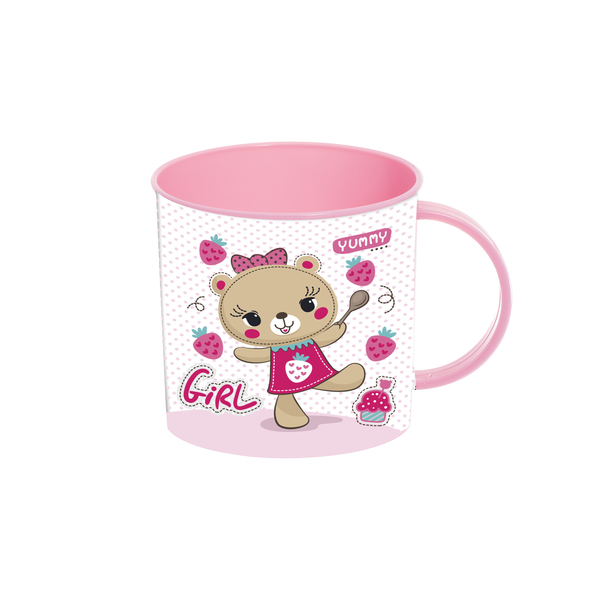 Чашка пластикова 280мл «Luminarc.Herevin Pink Bear» дитяча