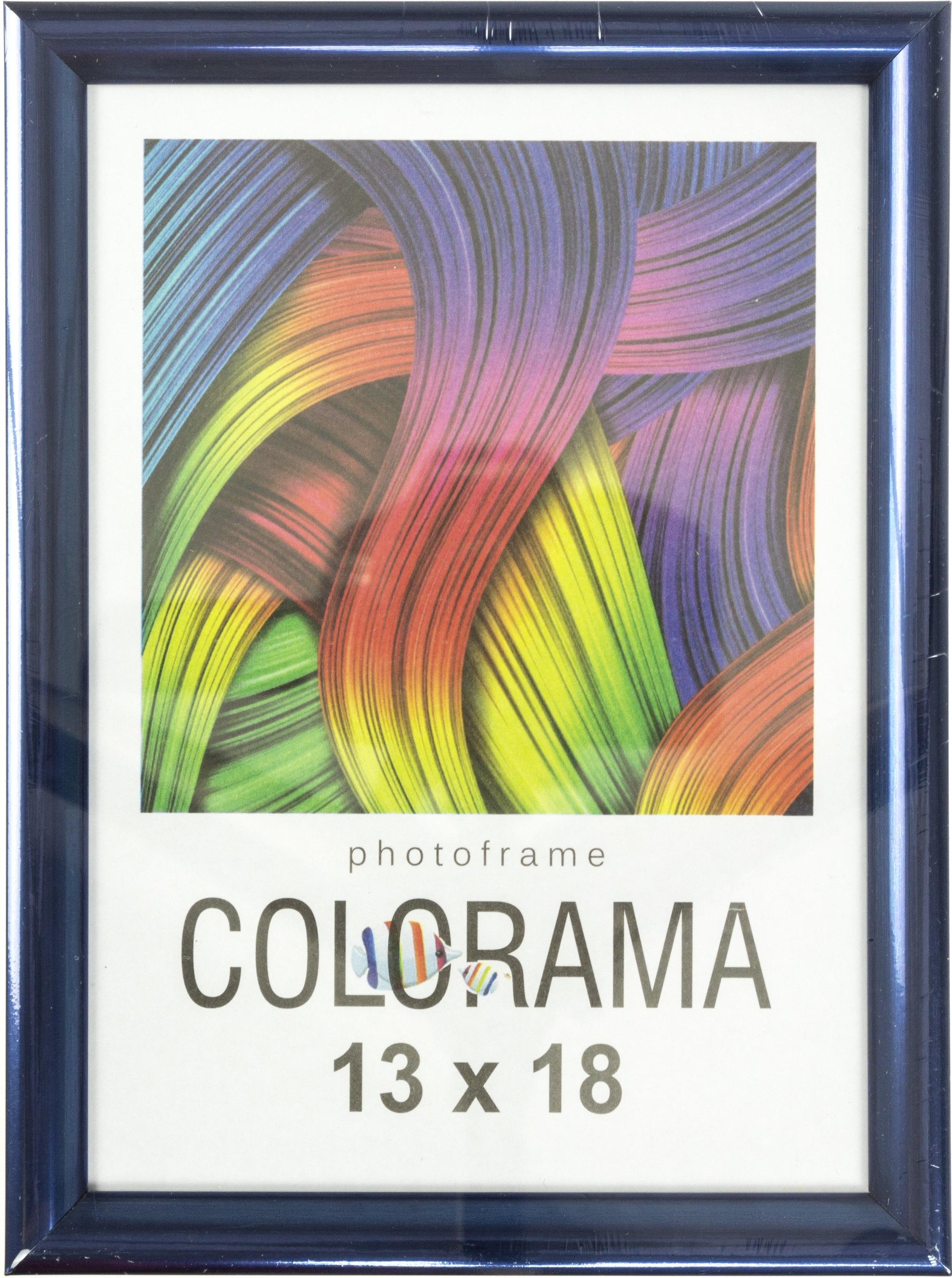 Фоторамка 13×18 45 blue metallic