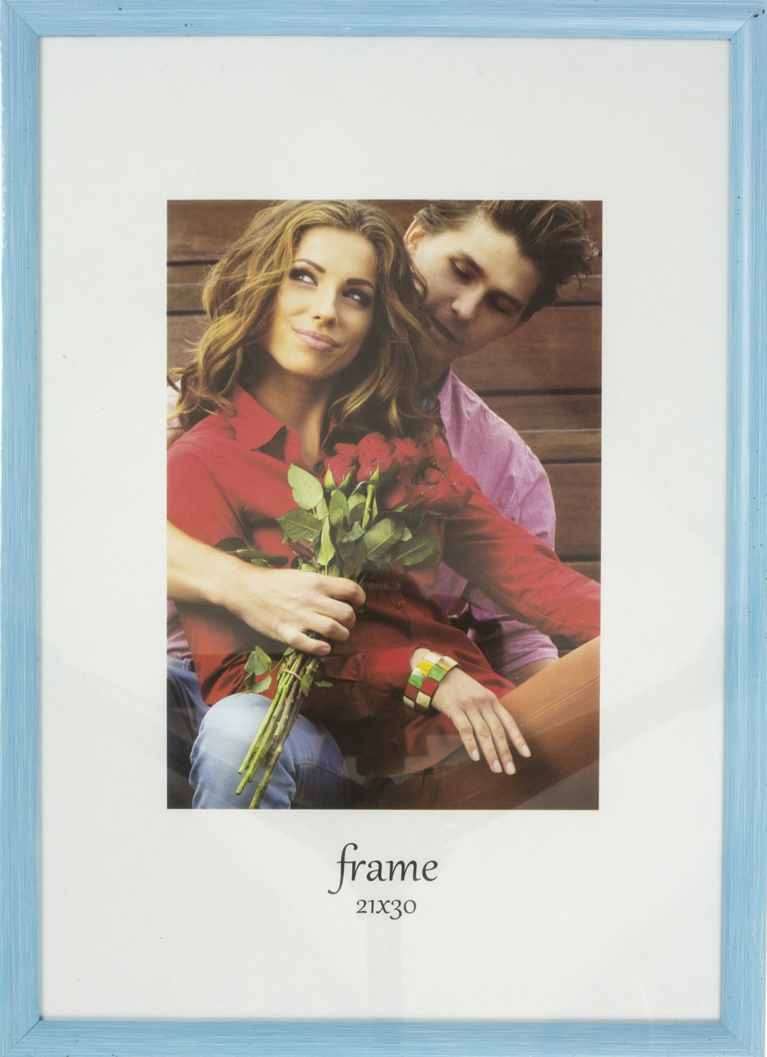 Фоторамка 21×30 light blue