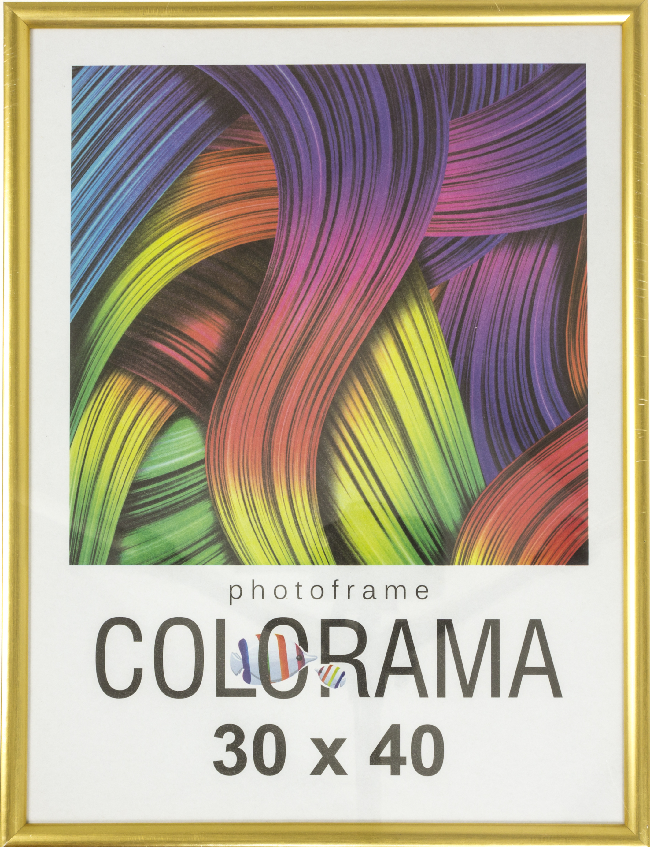 Фоторамка 30×40 45 gold