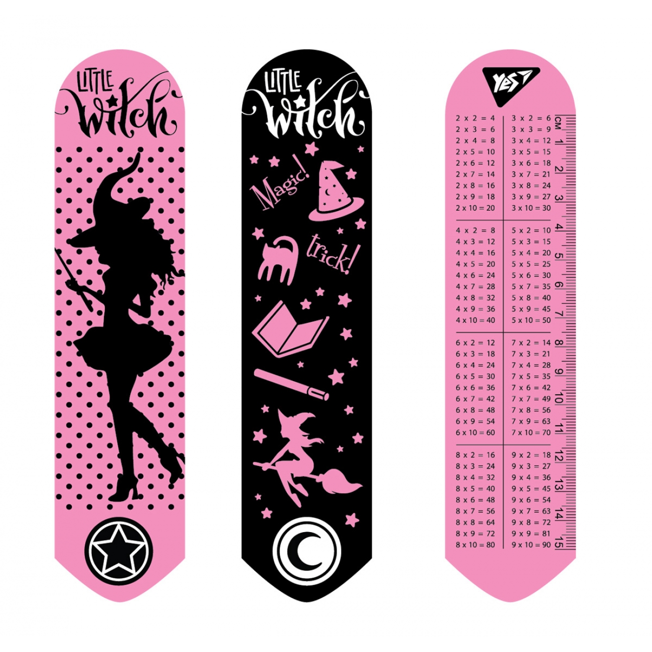 Закладка пластикова 2D Little witch