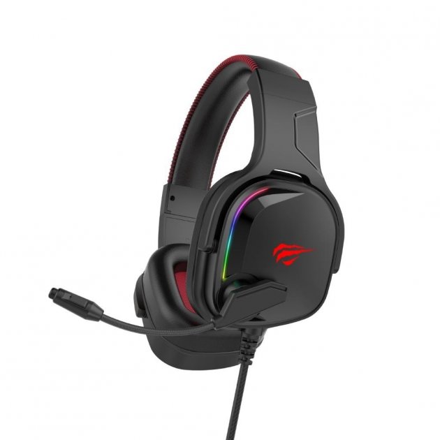 Навушники Gaming HV-H2022U Plug USB 7.1 black+мікрофон