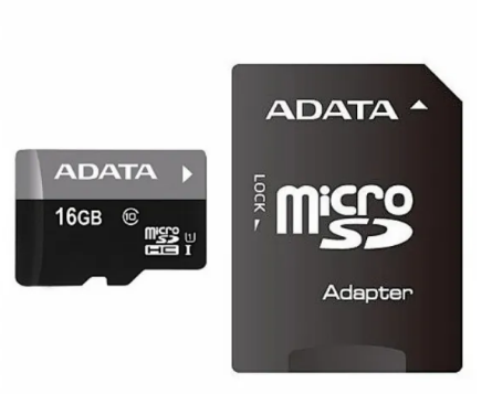 Карта пам'яті 16 Gb Micro-SDHC Premier (adapter) R-50 Mb/s, class10 4043