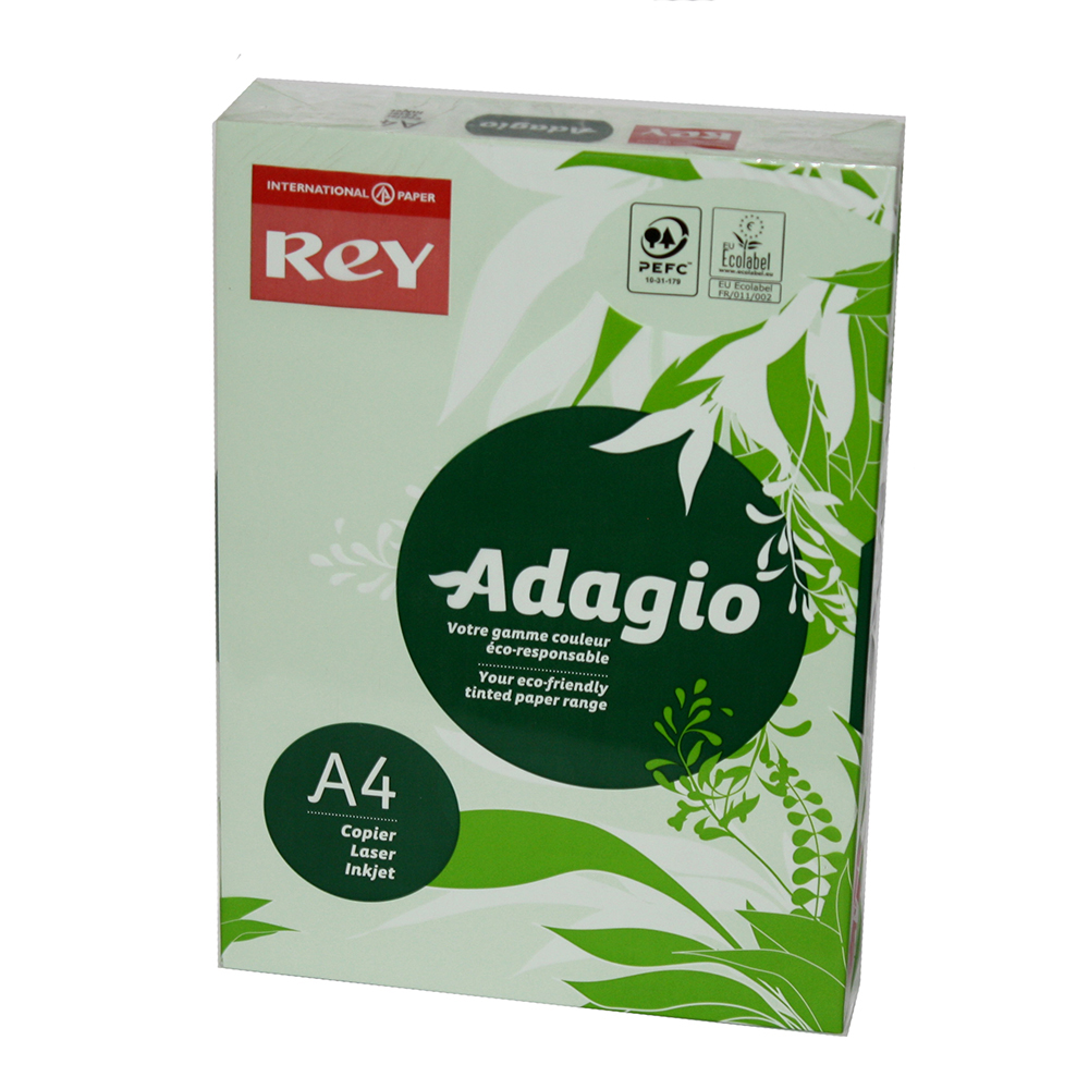Папір кольоровий А4 80 г/м2 пастель Green 09 зелений