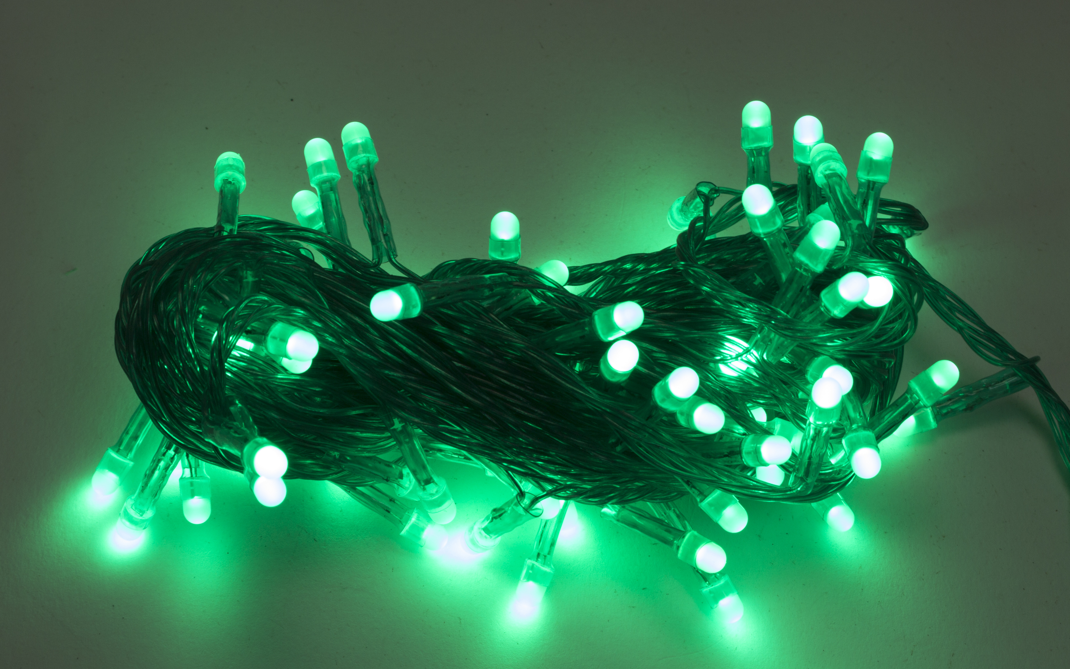 Гірлянда електрична 100 LED зелена L-8 м