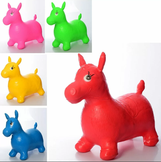 Стрибуни-конячки 1250г, 5 кольорів, в кульку, 30×22×5см