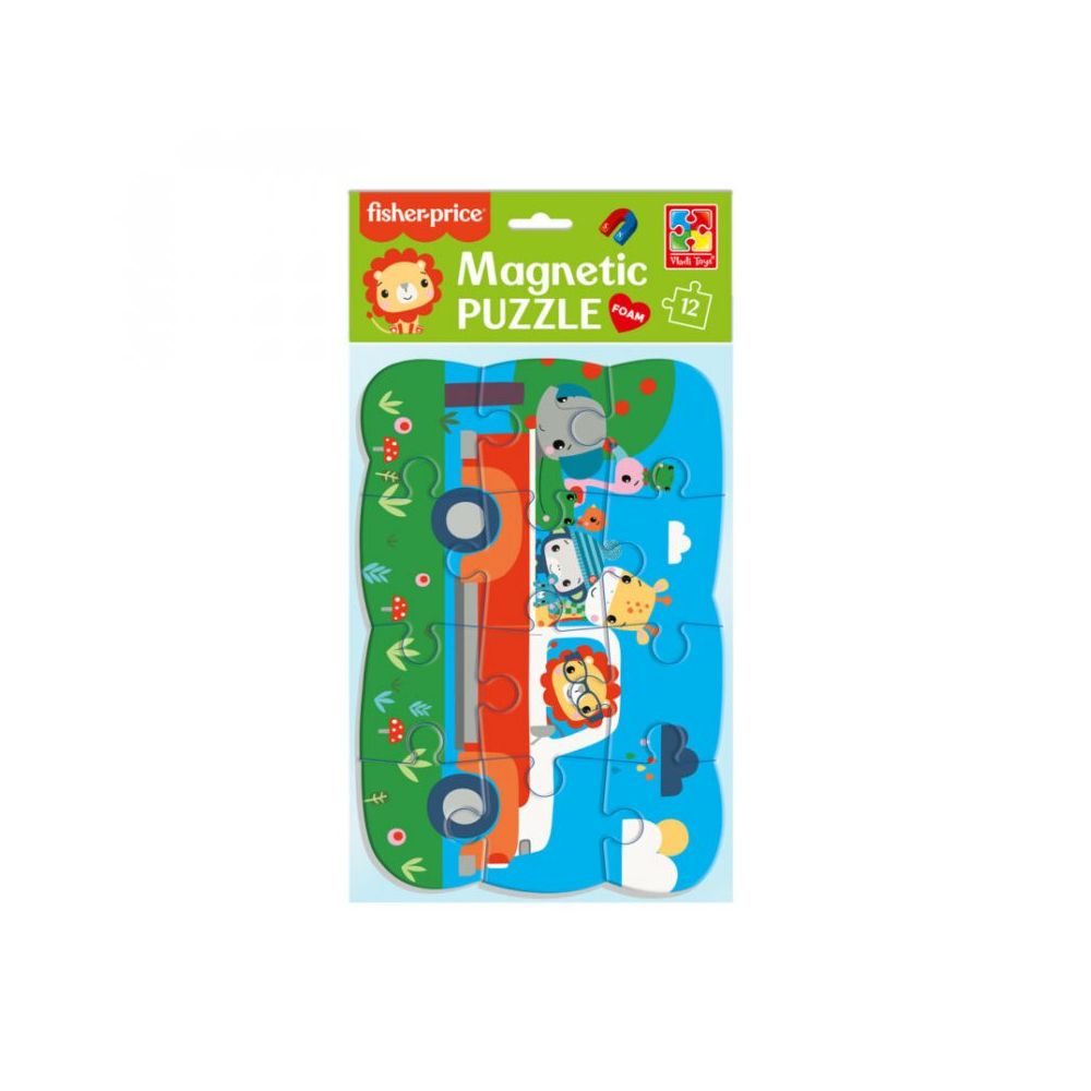 Беби-пазлы макси на магните Fisher Price. Веселая поездка A5