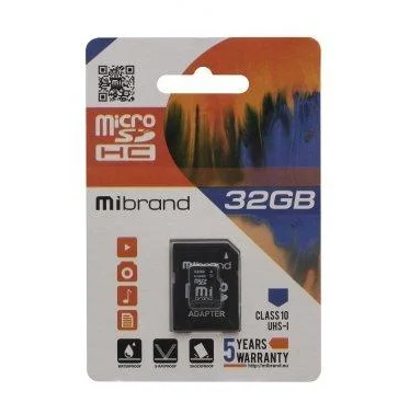Карта памяті 32Gb Micro-SDHC (UHS-1) adapter class10 0061