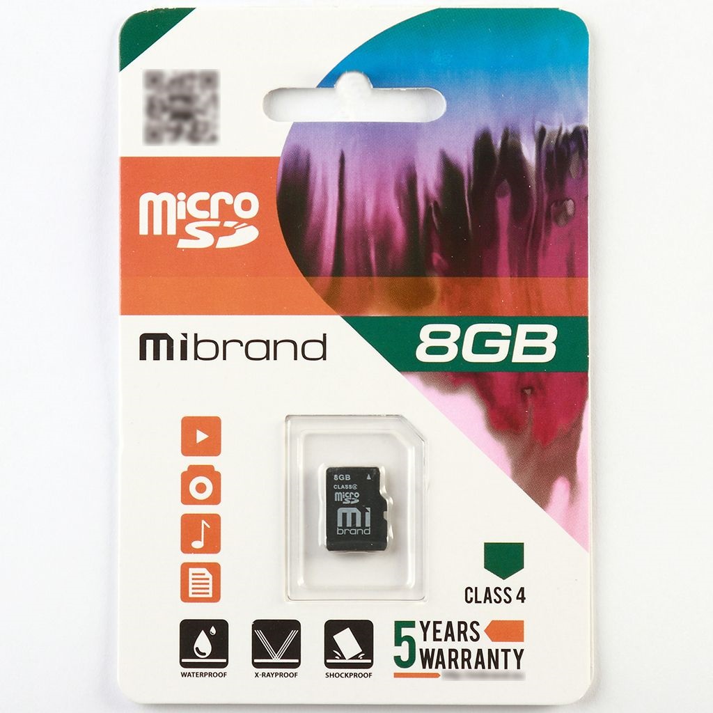 Карта памяті 8Gb Micro-SDHC class4 1619