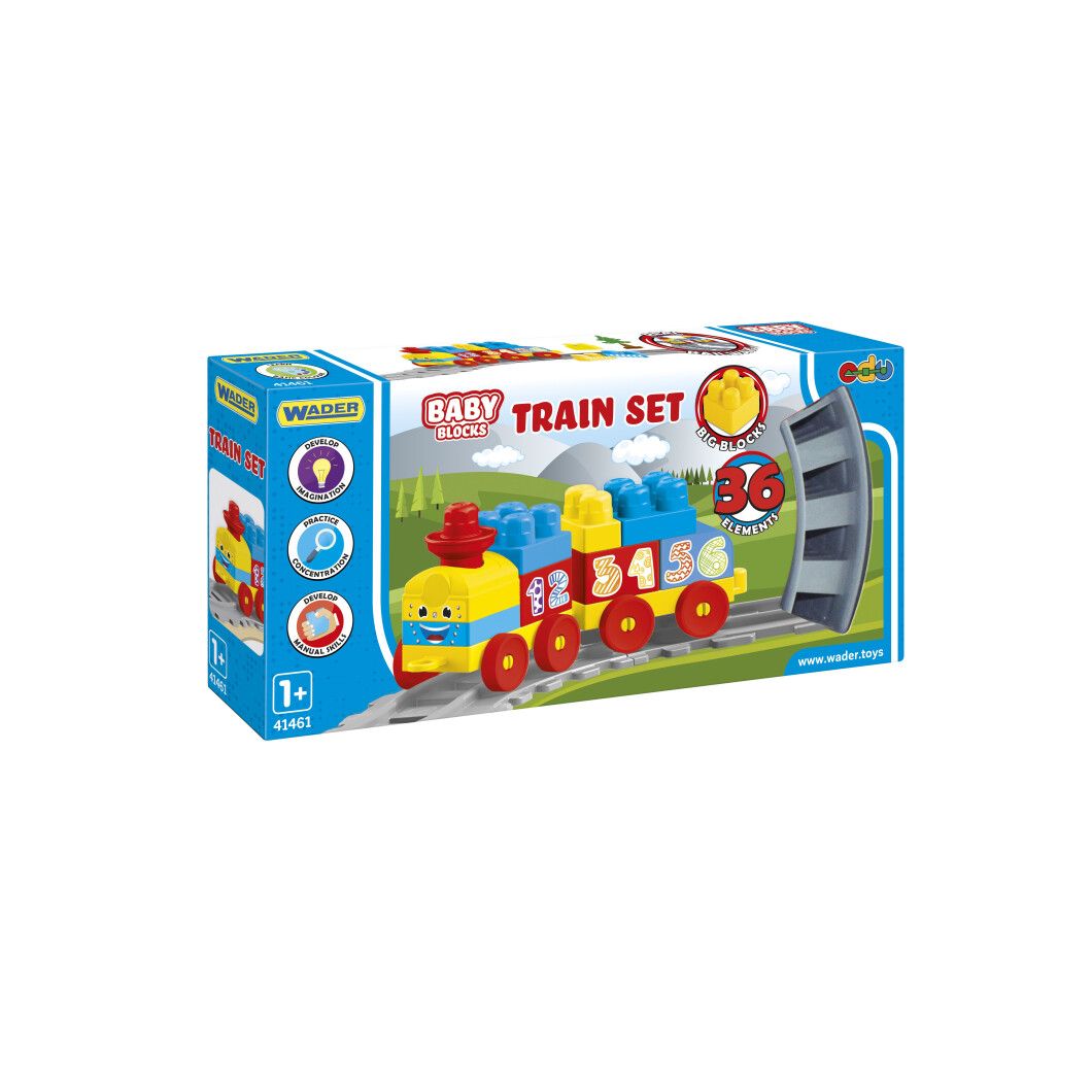 Залізниця Baby Blocks 36 елементів 1,45 м