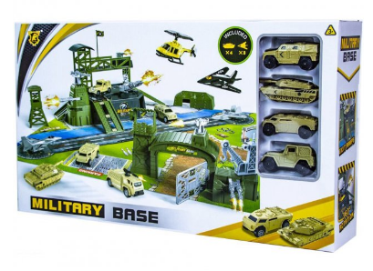 Набор военный с транспортом, в коробке 26,5×8,5×45,5 см КИ