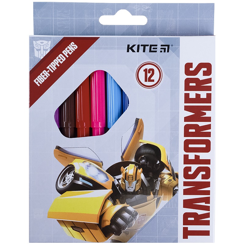 Фломастери 12 кольорів Transformers